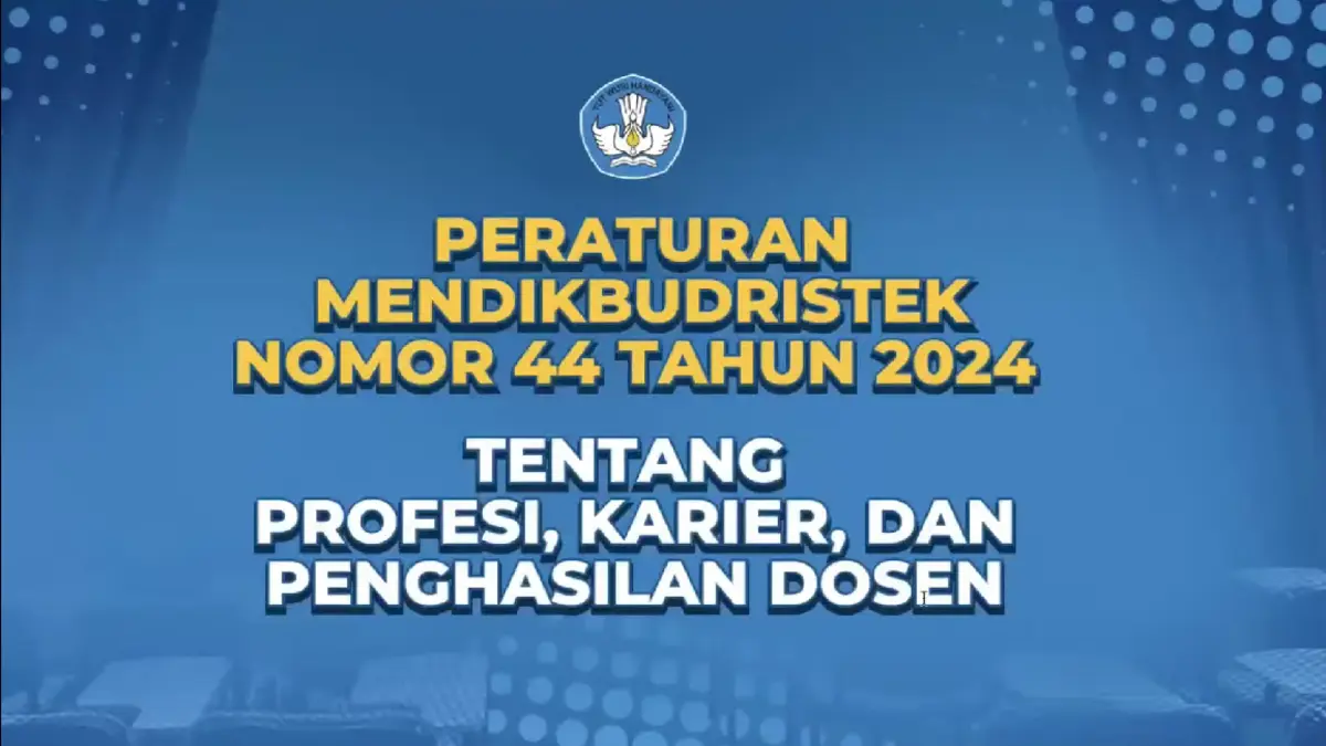 Permendikbudristek Nomor 44 Tahun 2024 Tentang Karier Dosen