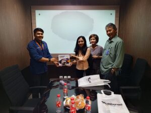 Kunjungan calon penulis ke kantor VO jakarta