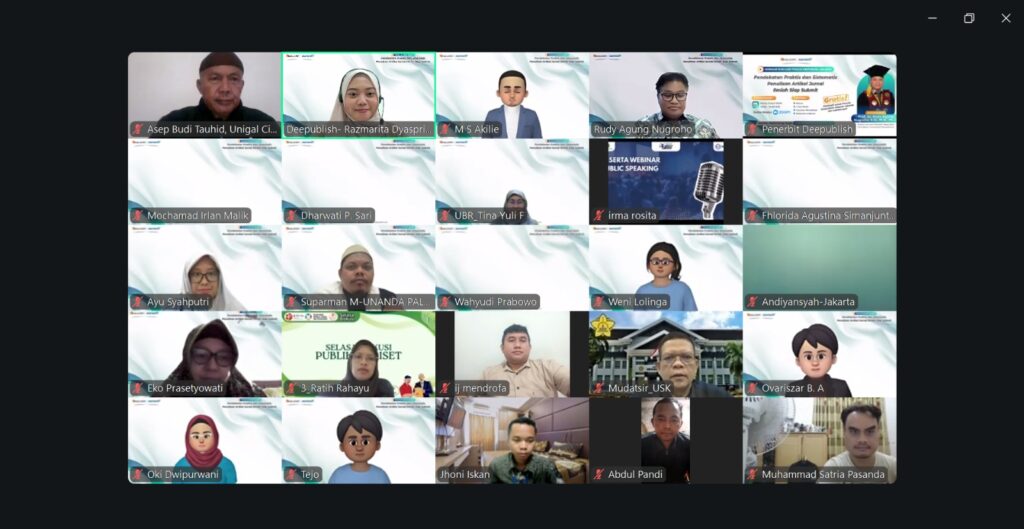 Webinar Penulis Jakarta Bersama Prof. Dr. Rudy Agung Nugroho
