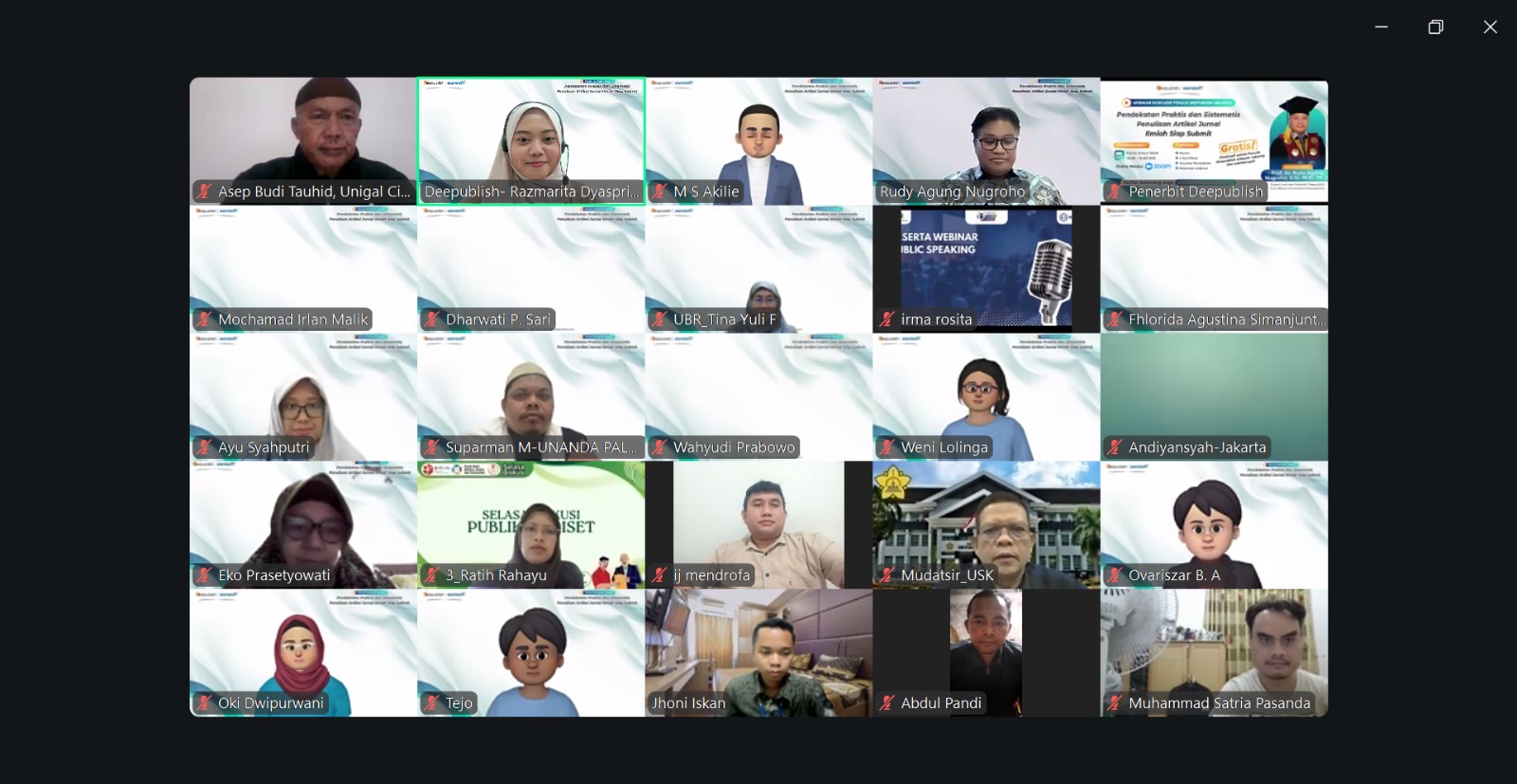 Webinar Penulis Jakarta Bersama Prof. Dr. Rudy Agung Nugroho