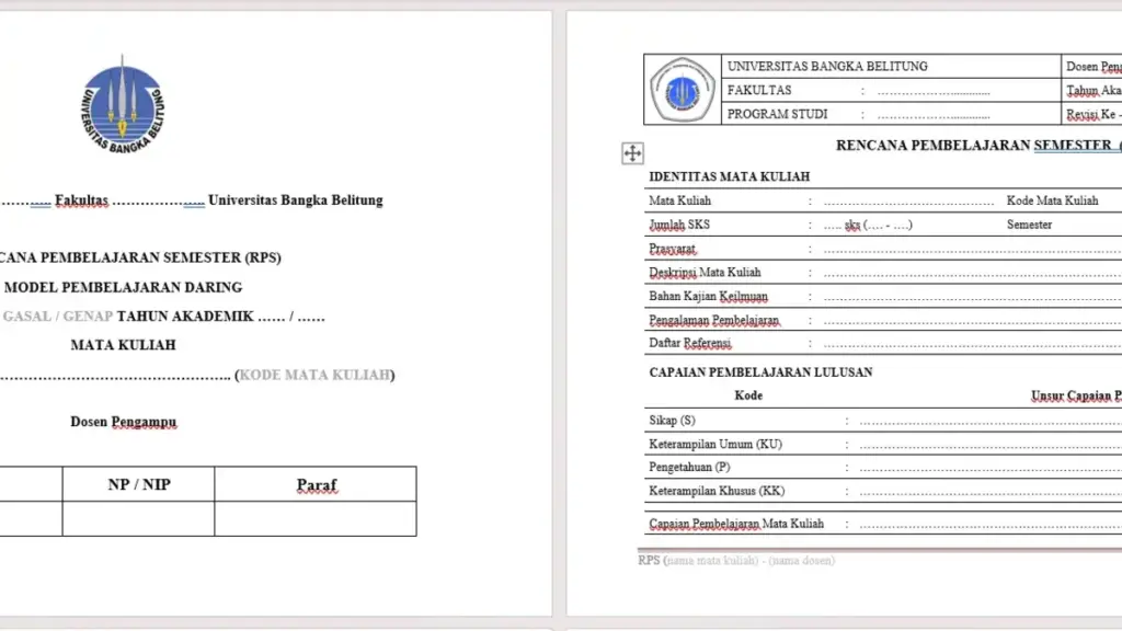 cara menyusun rps obe