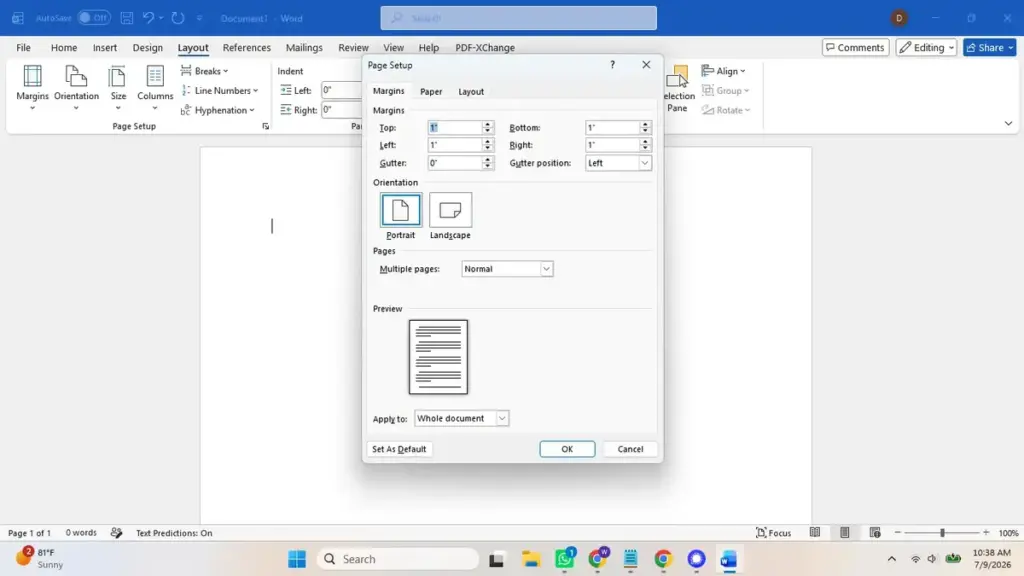Cara Mengatur Ukuran Kertas F4