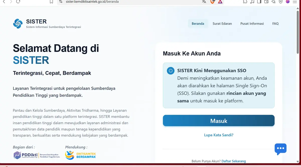 Pengisian BKD di Aplikasi SISTER